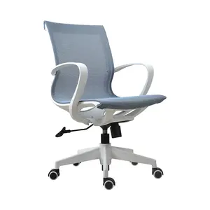 Executive Bureaustoel Rugleuning Multifunctionele Verstelbare Armsteun Swivel Moderne Kantoor Mesh Stoel