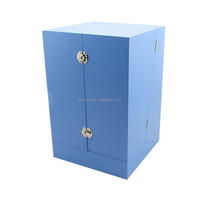 Boîte d'emballage artisanale de luxe en MDF sur mesure avec doublure en velours et logo personnalisé pour trophées