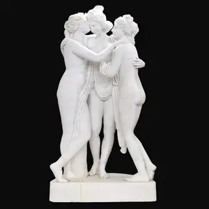 Meilleur Sculptures Détaillées Célèbre ArtistsThree Grâces Statue En Marbre Prix