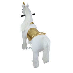 Caballo Mecánico de Peluche <span class=keywords><strong>para</strong></span> <span class=keywords><strong>Niños</strong></span>, Juguete de Unicornio <span class=keywords><strong>para</strong></span> Montar - Product Image 4