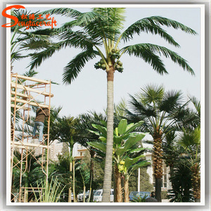 Palmera maquillaje <span class=keywords><strong>exterior</strong></span> fake palmera plantas los árboles artificiales árbol de <span class=keywords><strong>coco</strong></span> - Product Image 6