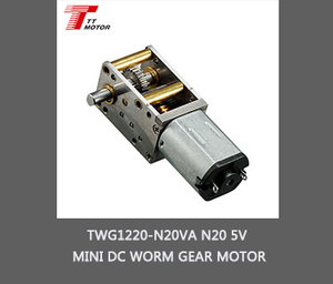 TWG1220-N20VA N20 5v 미니 소형 DC 웜 기어 모터 전기 브러시드 DC 모터 - Product Image 4