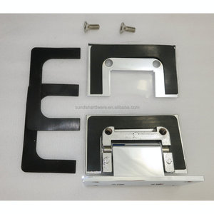 "C" الزجاج قطع النحاس باب حمام المفصلي الفولاذ المقاوم للصدأ 304/316 الزجاج باب حمام مفصلات - Product Image 4