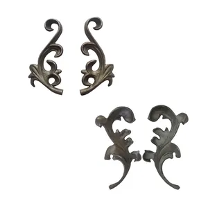 Cancello in acciaio ornamenti recinzione Ornamentale in acciaio fuso ornamenti