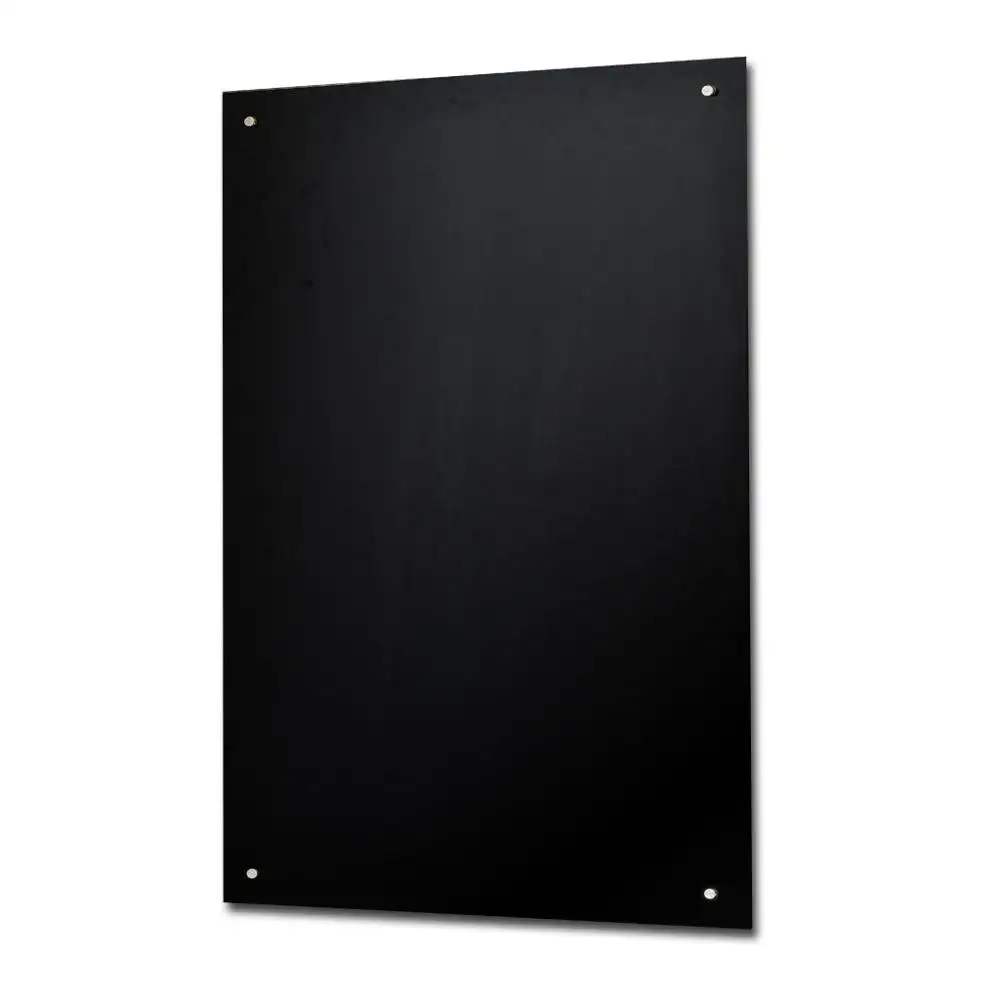 Radiador IR de vidrio negro y blanco, cristal de carbono, calentador de Panel infrarrojo lejano utilizado en baño y sala de estar con mando a distancia
