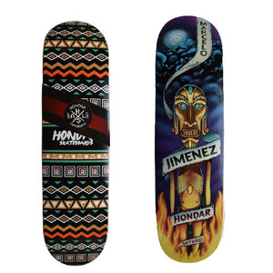 Planches de skateboard Hondar Professional Canada Maple - Pièces de skateboard 7 plis en érable canadien 5,25 pouces, camions en aluminium 52 mm, rebond élevé en PU - Product Image 4