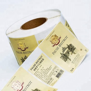 Autocollant en papier aspect texturé avec impression <span class=keywords><strong>personnalisée</strong></span>, produit <span class=keywords><strong>de</strong></span> fabrication professionnelle, étiquette adhésive, vodka, <span class=keywords><strong>vin</strong></span>, 10 pièces - Product Image 2
