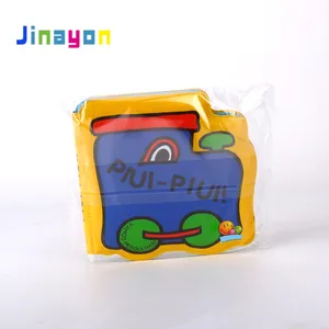 Jinayon جديد مخصص للأطفال حمام كتاب القصة للأطفال التعليم المواد البلاستيكية كتاب الطباعة مع إيفا للماء
