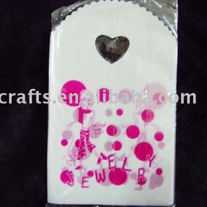 Mode Bijoux <span class=keywords><strong>Blanc</strong></span> sac en plastique avec imprimé <span class=keywords><strong>violet</strong></span> - Product Image 1