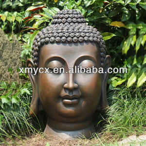Gran fiberstone estatua cabeza de <span class=keywords><strong>buda</strong></span> para decoracion <span class=keywords><strong>jardin</strong></span> - Product Image 1