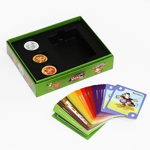 Jogos de tabuleiro de cartão de papel personalizado, venda por atacado barato para adultos