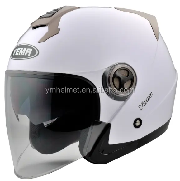 Motorcycle Open face helmet, Half face helmet with double visor ECE ,DOT Casco YM-623