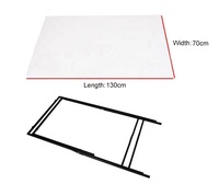 Cadre en aluminium pour Studio Photo Table de prise de vue nature morte facile à plier pour la photographie et l'éclairage de fond