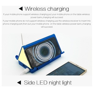 Soporte inalámbrico Cargador de Banco de energía Menú/Escritorio/Restaurante Banco de energía inalámbrico para <span class=keywords><strong>iPhone</strong></span> Batería Teléfono 10000mAh Cargador rápido - Product Image 4