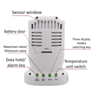 Benetech GM8804 taşınabilir hava kalitesi izleme formaldehit ve parçacık hava dedektörü kirliliği metre testi - Product Image 3