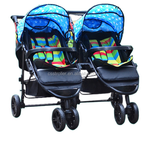 Chất Lượng Hàng Đầu Châu Âu Đôi Trẻ Em Xe Đẩy Sang Trọng Twin Xe Đẩy Em Bé - Product Image 4