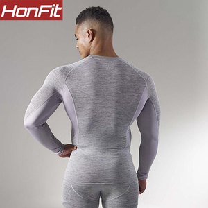 <strong>Black</strong> <strong>Compression</strong> Sports Fitness Tee <strong>Shirt</strong> Oem Plain Long Sleeve Gym <strong>Shirt</strong> - Product Image 6
