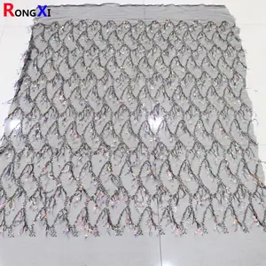 RXF1138 Professional Stretch Sequin Fabric With CE Certificate
