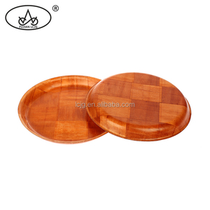 Alto rendimiento ecológico alimentos madera placa redonda al por mayor - Product Image 3