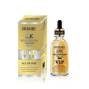 DR.RASHEL 24K ทองฟอยล์แต่งหน้าก่อนซ่อมเดิม Liquid Moisturizing Brightening Facial Essence