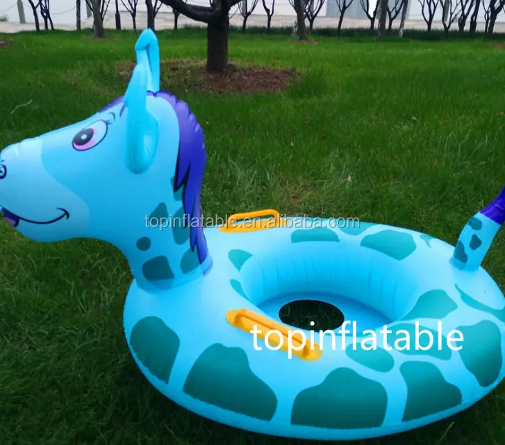 Anak Air Inflatable Seat Zebra Inflatable Air Renang Float Hewan Bentuk Desain Perahu Kursi untuk Dijual