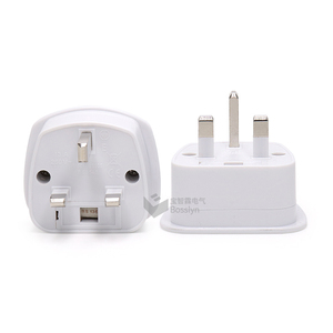 3 Usa <strong>to</strong> <strong>Uk</strong> <strong>Plug</strong> <strong>Adapter</strong> in White with BS8546 Report for <strong>UK</strong> Market - Product Image 3