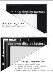 Cadre photo personnalisé <span class=keywords><strong>à</strong></span> led, boîte lumineuse pour <span class=keywords><strong>menu</strong></span> de restaurant - Product Image 4