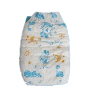 Fralda de pano descartável para bebê, atacado de alta qualidade da cintura elástica não tecido da bebê fralda de pano para o bebê