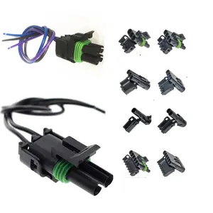 automotive Weather Pack Connector Kit 1, 2 , 3, 4 ,6 Way pin Sealed Weatherproof Automotive Electrical Connectors 20-12 Gauge