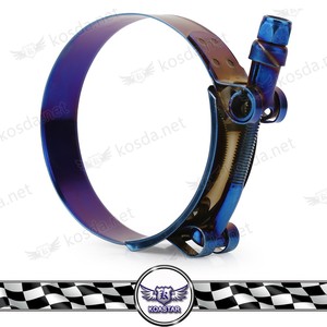สากล2.5 ''สแตนเลสปรับไทเทเนียมสีฟ้า T สายฟ้ายึดท่อ - Product Image 4