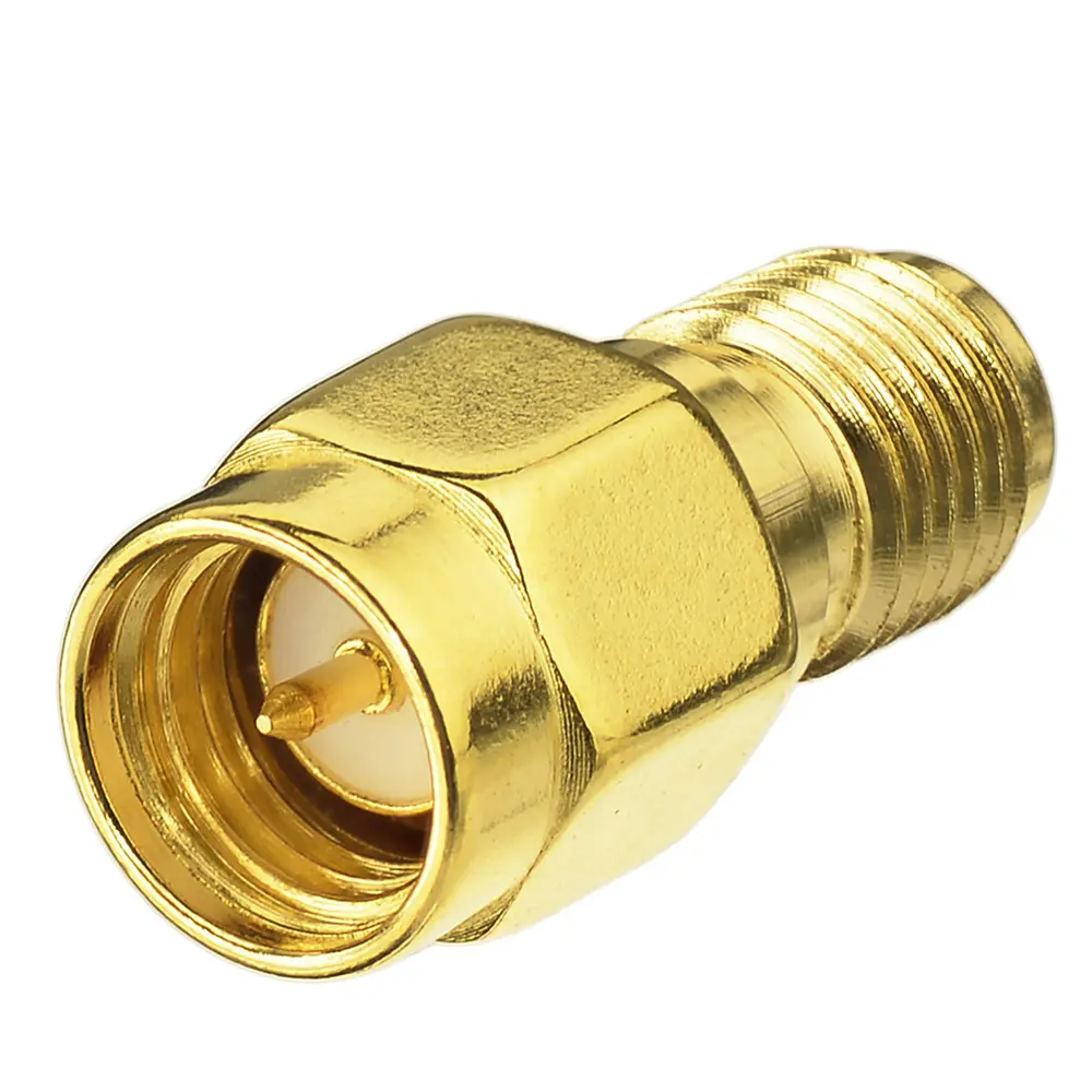 Sma Adapter RP-SMA Jack (Male Pin) naar Sma Plug Male Adapter Voor Wifi Signaal <span class=keywords><strong>Booster</strong></span> Repeaters Radio Verlengkabel Fpv Drone
