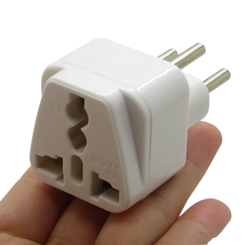 Universal Travel Adapter Electric Plugs Sockets Converter EU AU US UK to Switzerland Travel Plug 3 Round Pin Adaptor