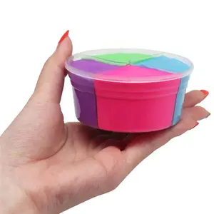 Mainan 2019 anak-anak mandi lendir lucu empat warna slime playdough untuk anak-anak kualitas tinggi slime