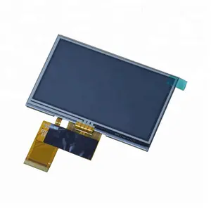 صغيرة تيانما 4.3 بوصة TFT وحدة LCD ل GPS و MP3 TM043NBH02-40 مع 480x272 و شاشة لمس مقاومة