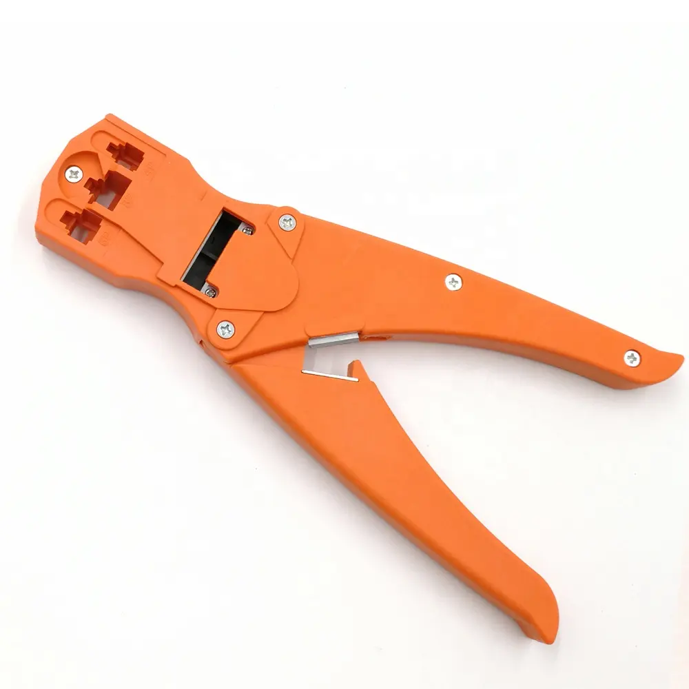 Serbaguna Tangan Alat Orange HT-468S Kabel Jaringan Crimping Tool dengan Cutter Stripper