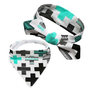 Bébé <span class=keywords><strong>Bandana</strong></span> <span class=keywords><strong>Bave</strong></span> Bavoirs Burp Chiffons avec Hoop Bandeaux Ensemble - Product Image 3
