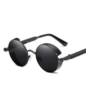 Gafas de sol redondas personalizadas para hombre y mujer, lentes de sol polarizadas Vintage a la moda, personalizadas - Product Image 1