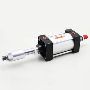 Airtac SCJ Square Type Bore Stroke Double Piston Adjustable Pneumatic Cylinders Cilindros Pneumaticos