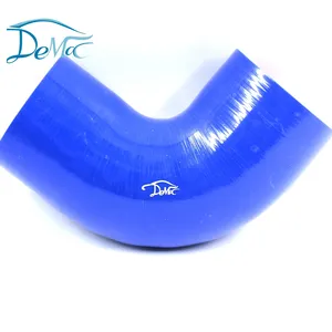 Sản Xuất Phụ Tùng Ô Tô 60 Mét Màu Xanh Đỏ Nhiệt Độ Cao Linh Hoạt Khuỷu Tay Silicone Hose Cho Volvo Xe Tải