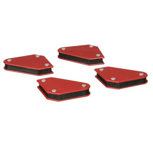 Ensemble de 4 supports de soudage triangulaires miniatures de 9 lb, positionneur, fixateur, localisateur sans interrupteur, outil magnétique à angle fixe de 9 lb - Product Image 4