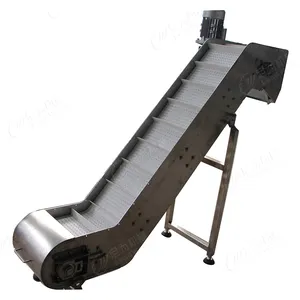 Flexible vertical lifting conveyor belt