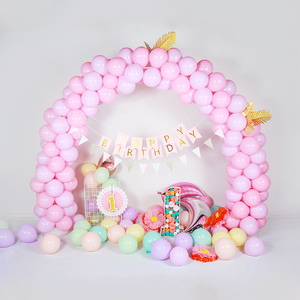 Kit Decorazioni per Festa Rosa Baby con Palloncini e <span class=keywords><strong>Striscione</strong></span> di Buon <span class=keywords><strong>Compleanno</strong></span> per Decorazioni Festa di <span class=keywords><strong>Compleanno</strong></span> per Ragazze - Product Image 3