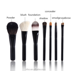 Pinceau de <span class=keywords><strong>maquillage</strong></span> professionnel, brosse unique pour le mélange de Mascara et de fond de teint, instrument pour le visage, 1 pièce - Product Image 1
