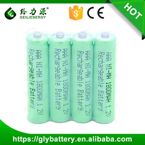 Geilienergy nimh 1.2ボルト1800 mah aaa充電式バッテリー
