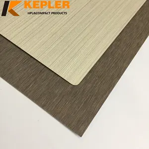 HPL lembar Formica fleksibel tahan api papan laminasi kompak tekanan tinggi pembentuk pos untuk lemari meja dapur