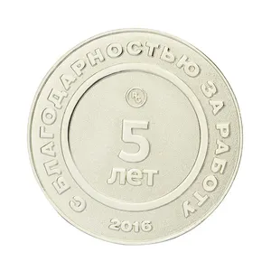 Wholesale Gift Usa Silver Euro Coins Custom Engraved Silver Metal Game Token Embossed Coin With Custom Logo