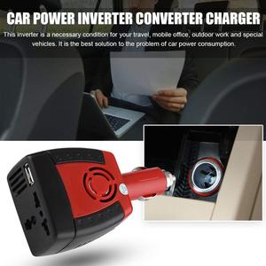 محول شاحن USB 2.1A DC <span class=keywords><strong>12V</strong></span> إلى AC io V/1.2 W للسيارة مقبس عالمي للهاتف المحمول المحمول/ - Product Image 3
