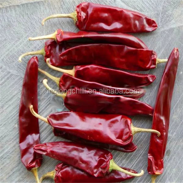 Chinese chili spice ingredient dry red pepper Guajillo chili SHU8,000-12,000