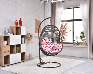 เก้าอี้หวายเทียมแบบแขวน งานฝีมือ เก้าอี้ทรงไข่ สำหรับคนเดียว - Product Image 2