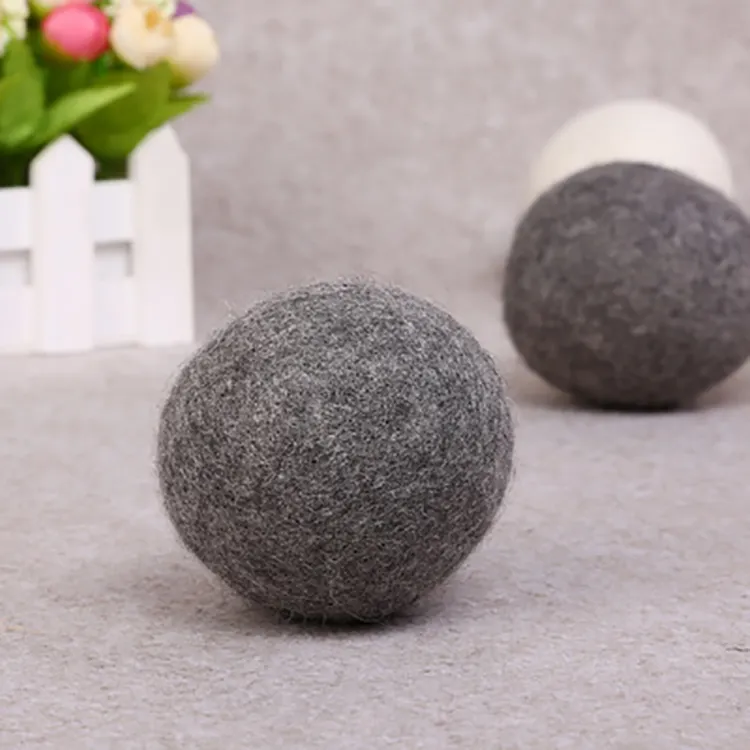 7cm natürliche umwelt freundliche Waschmaschine Wäsche Clean Ball Bio natürlich wieder verwendbar xl Wolle Weichspüler Wolle Filz Trockner Bälle